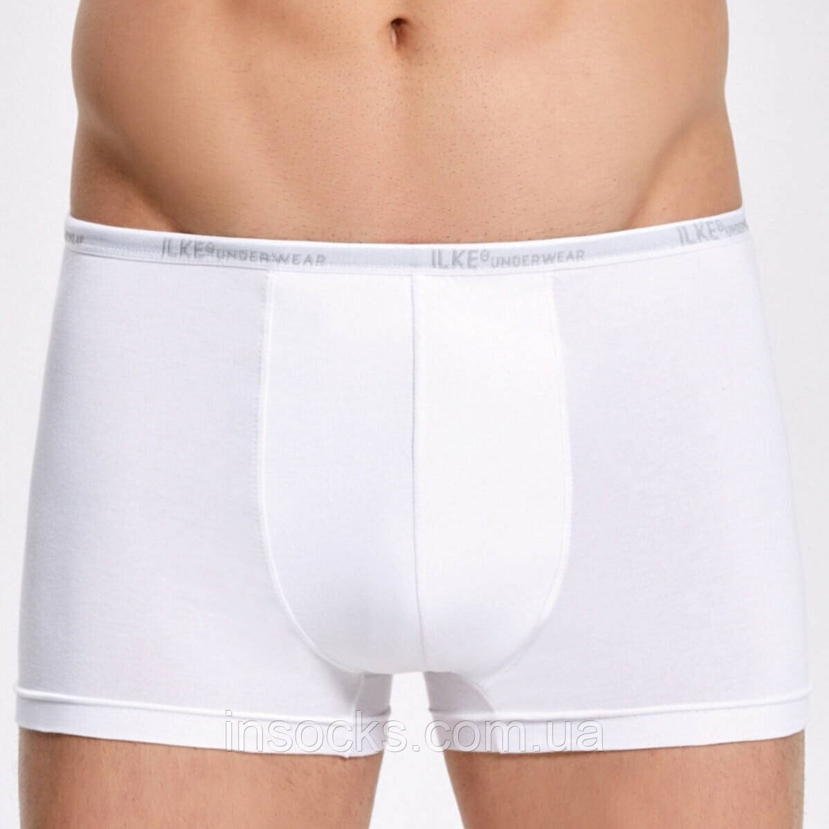 Труси чоловічі "iLKE" Boxer. Modal. Розмір: S. Колір: Білі. Туреччина. (1603-white), фото 1