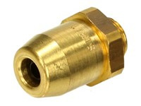 Штуцер прямий вкручується 1/4" під трубку D8