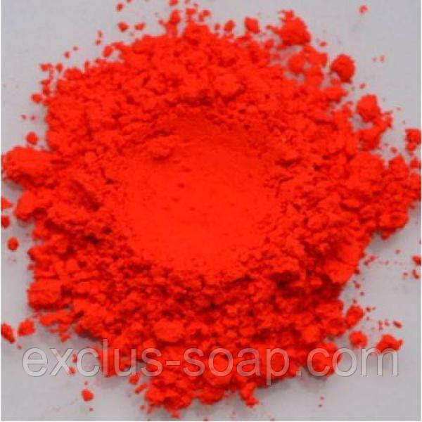 Сухий пігмент флуорисцентный червоно-помаранчевий-5 грам