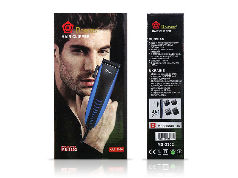 Машинка для стрижки волосся Domotec MS-3302 24шт 9806