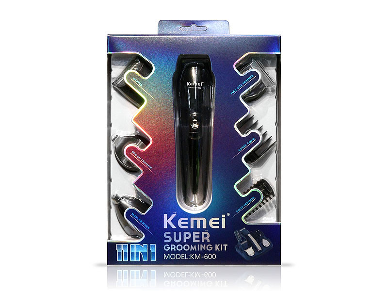Машинка для стрижки волосся 11 в 1 Kemei KM-600 40шт 9755