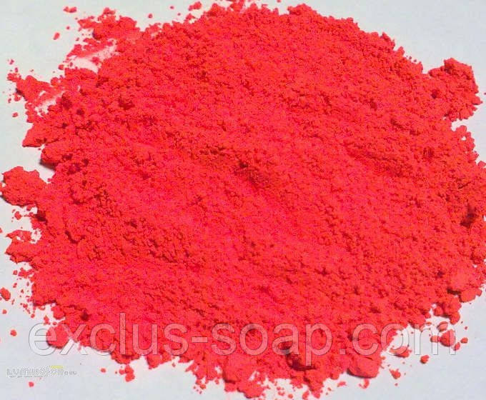 Сухий пігмент флуорисцентный червоний-5 грам