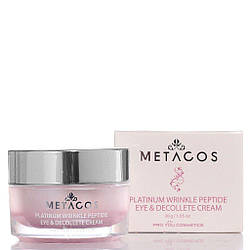 Крем з пептидами для очей і зони декольте Metacos Platinum Wrinkle Peptide Eye&Decoll, 30 г PRO YOU Profession