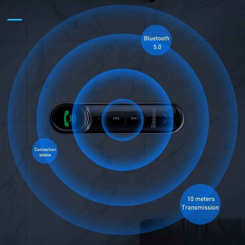 Baseus AUX Qiyin Car Bluetooth Receiver to 3.5 jack