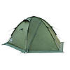 Намет двомісний Tramp ROCK 2 (V2) зелений експедиційний з зовнішніми дугами, фото 2