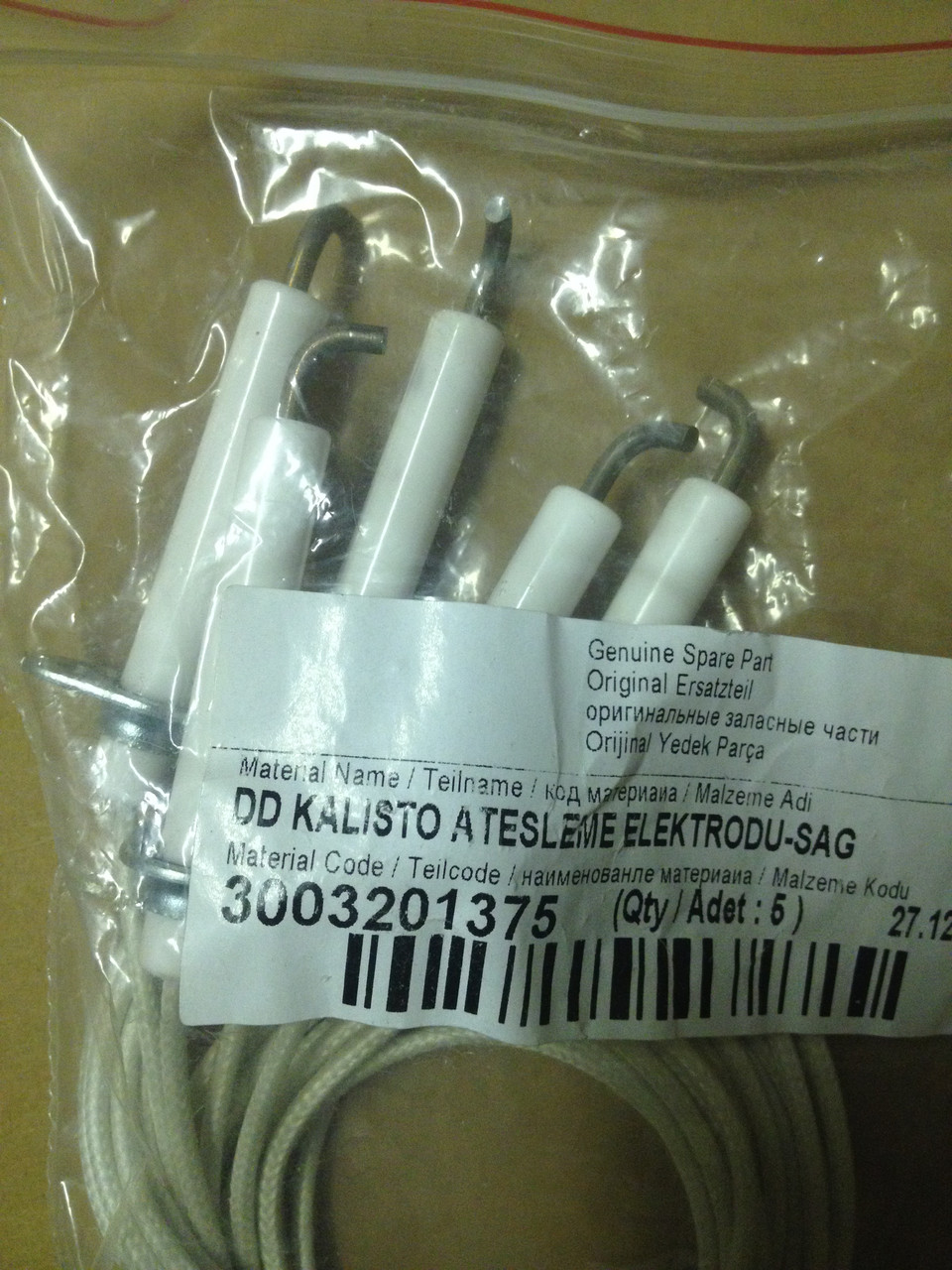 D003201375 Електрод розпалу - правий Kalisto HKC, Tayros