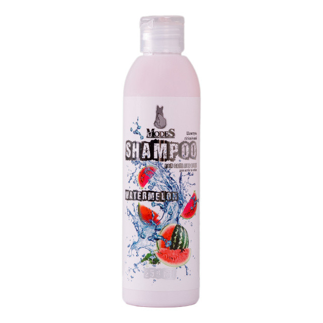 Шампунь Modes Fruit boom Watermelon Шампунь Модес Фруктовий з ароматом кавуна для кішок і собак - 250 мл