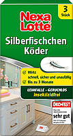 Приманка для серебряной рыбки клеющая ловушка без запаха Nexa Lotte, 3 шт (Германия)
