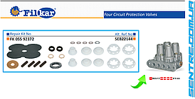 Ремкомплект 4-х контурного клапана AE4440 Renault Premium 5001837079, SEB22144, 5000819919, FK05592372