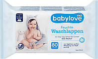 Влажные салфетки для умывания babylove, 80 St (Германия)