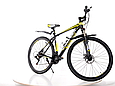 Гірський велосипед HAMMER-26 Чорно-жовтий Японія Shimano Колеса 26 дюймів Рама 17, фото 2