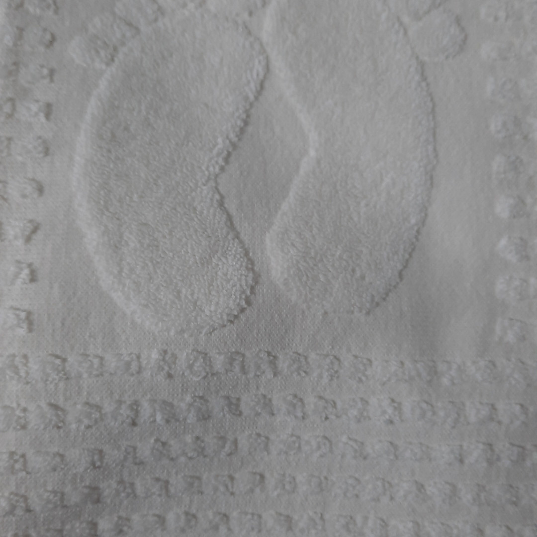 Набір Махрові рушники для ніг білі - 6 шт - 50 * 65 см