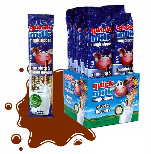 Трубочки для молока Quick Milk Шоколад-Банан