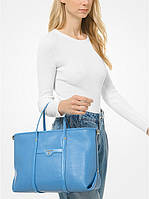 Сумка Michael Kors Beck Medium Pebbled Leather Tote Bag Sht Pacific (30H0GKNT2L0