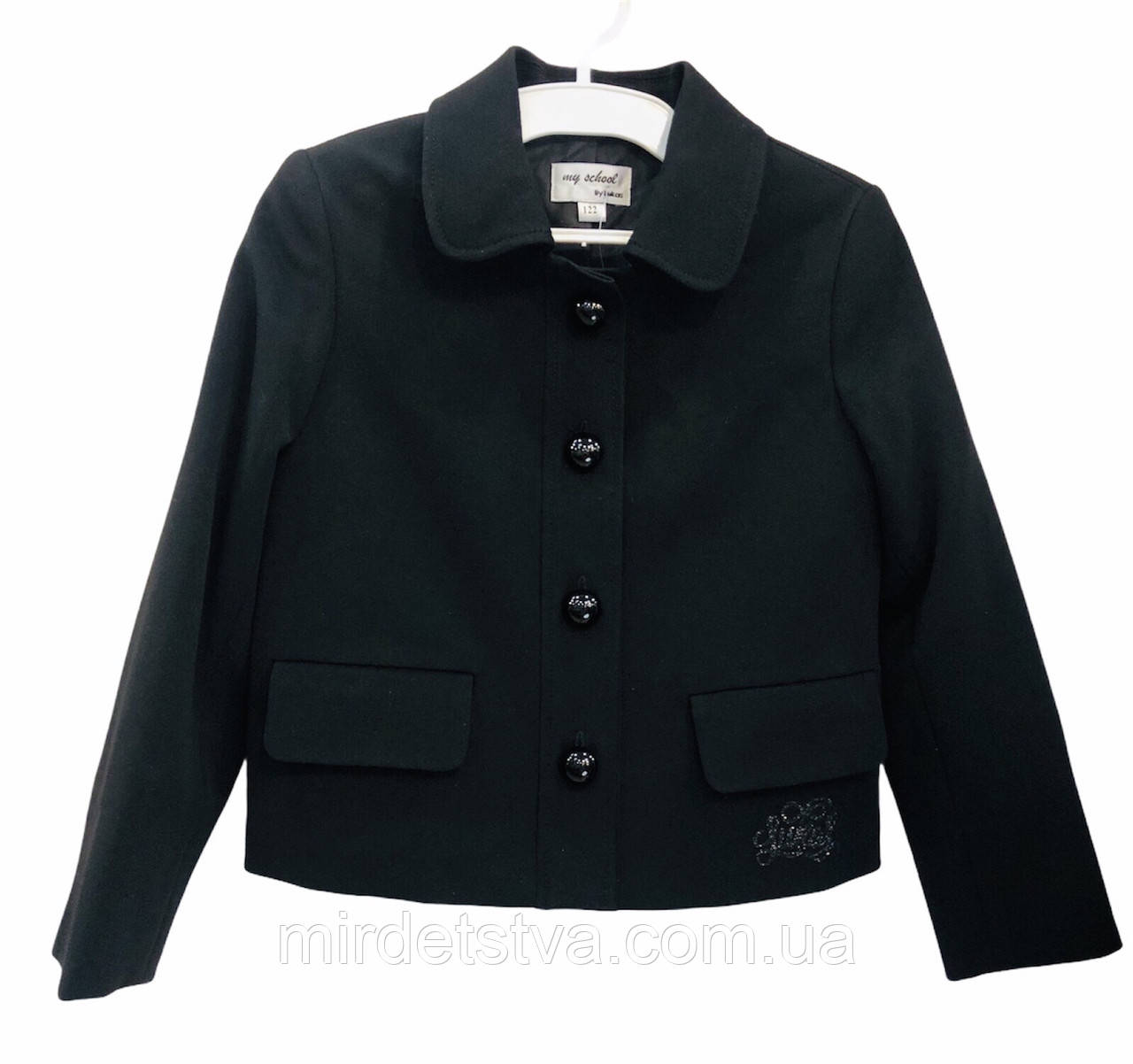 Шкільний жакет для дівчинки Lukas чорний, фото 1