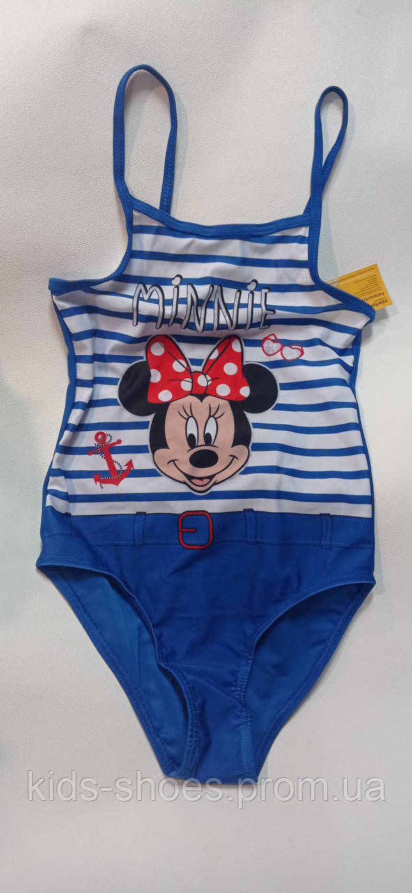 Дитячий суцільний Купальник Disney 122/128 Minnie mouse