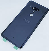 Задня кришка HTC U12+, чорна, оригінал (Китай) + скло камери
