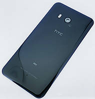 Задняя крышка для HTC U11, черная, Brilliant Black, оригинал
