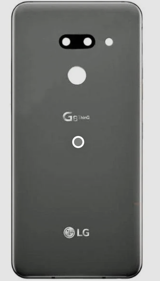 Задня кришка LG G820 G8 ThinQ, сіра, Platinum Gray, оригінал (Китай)