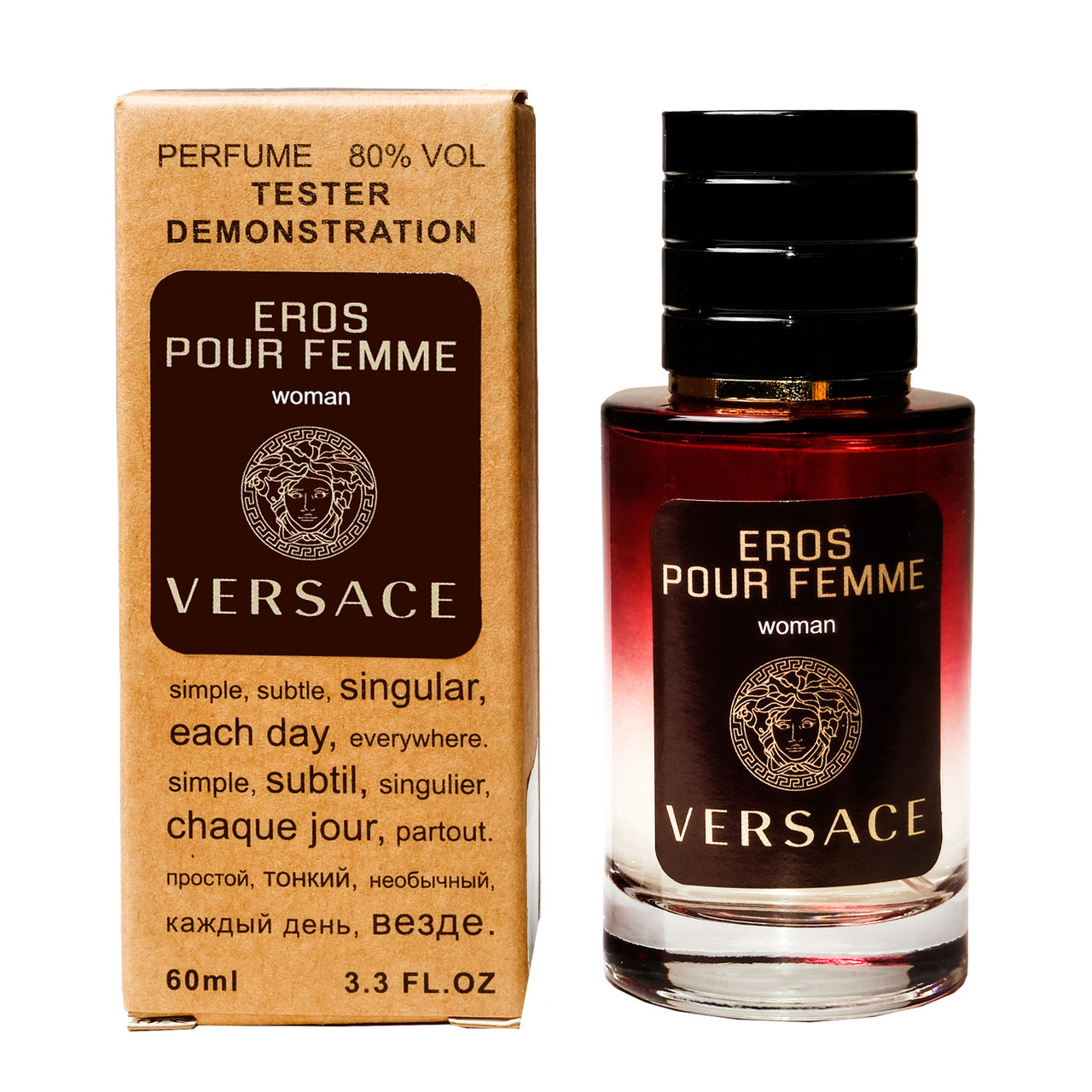 Versace Eros Pour Femme TESTER LUX, жіночий, 60 мл