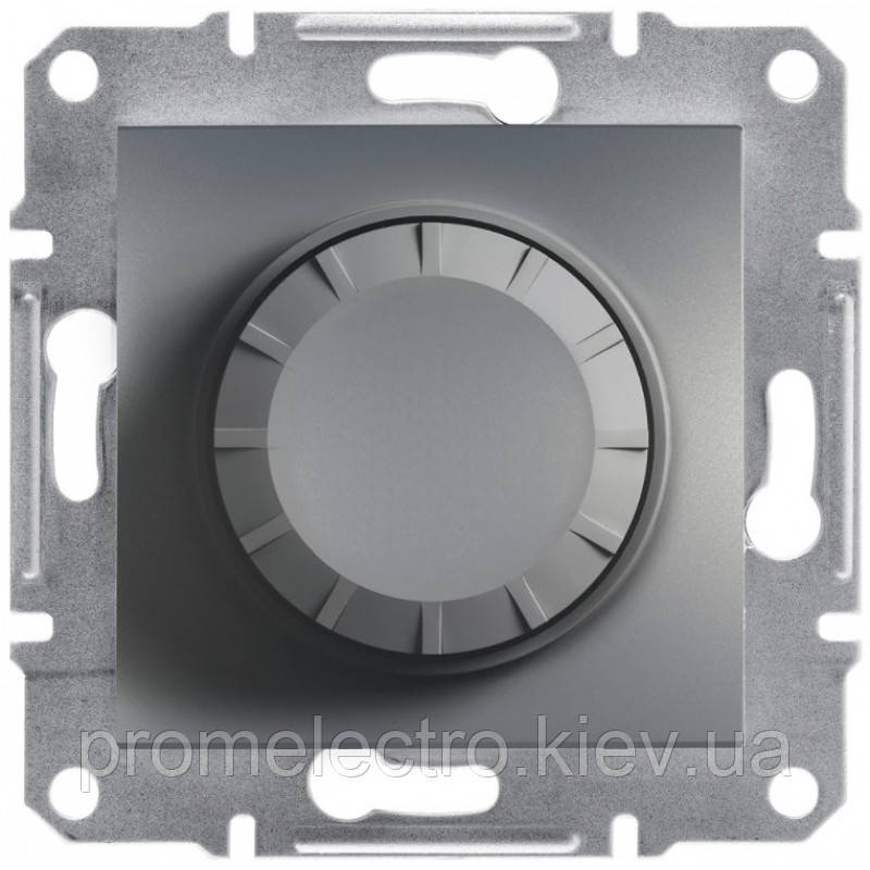 Діммер Schneider-Electric Asfora Plus поворотний 20-315 Вт сталь (EPH6600162)