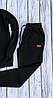 Штани Supreme чоловічі Спортивні Брюки трикотажні Суприм сірі, чорні Супрем спортивки Супреме з кишенями, фото 2