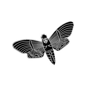 "Метелик в сріблі" значок (пін) металевий