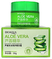 Увлажняющий и восстанавливающий крем для лица с алоэ-вера BIOAQUA Aloe Vera, 50 г.