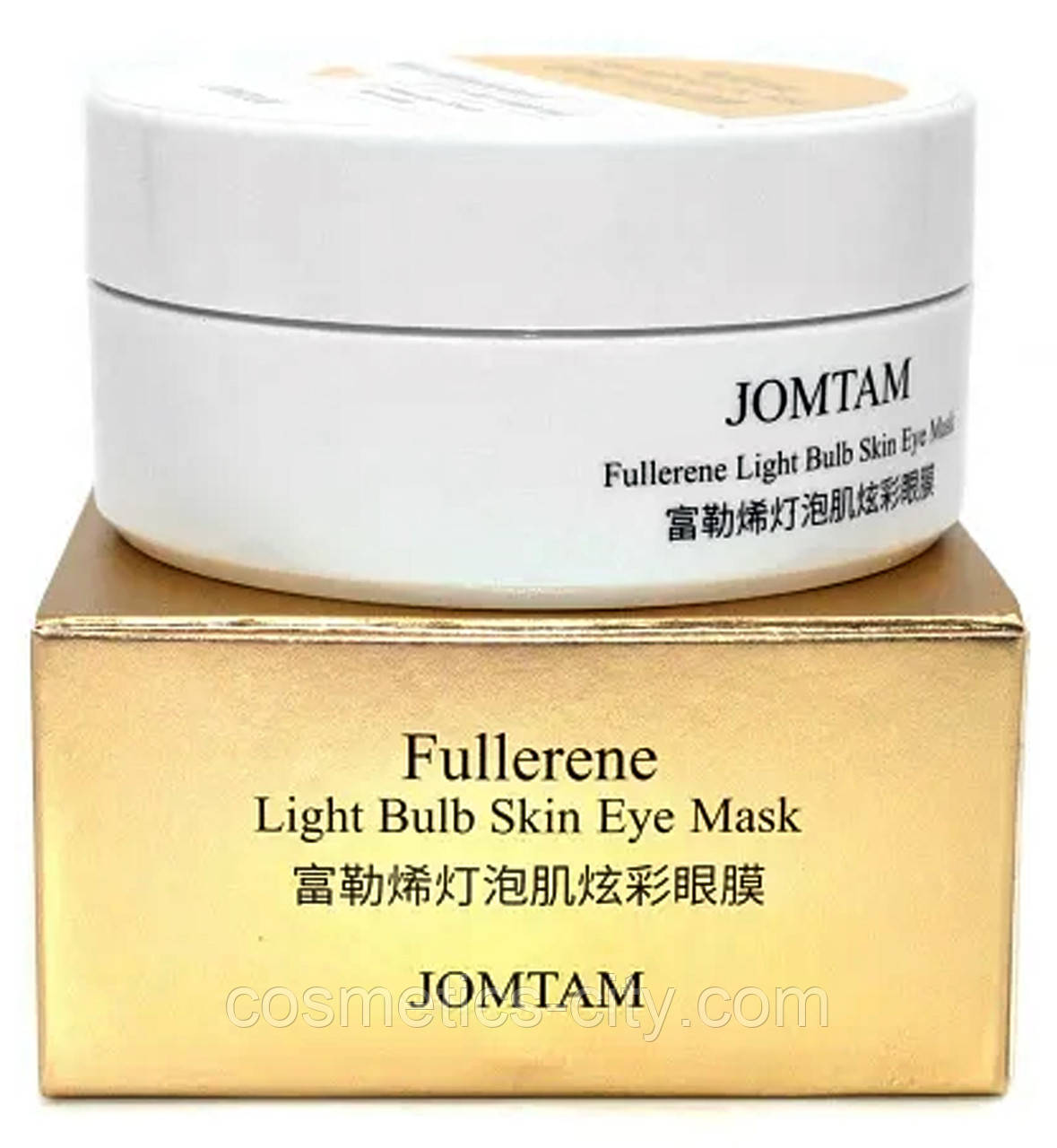 Гідрогелеві патчі Jomtam Fullerene Light Bulb Muscle Eye Mask з фулереном, 60 шт