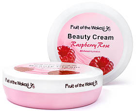 Крем для обличчя, рук і тіла Fruit of the Wokali Beauty Cream Raspberry Rose, 150 м