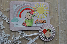 Набір Ножиці і конверт для локона на рік "BABY"