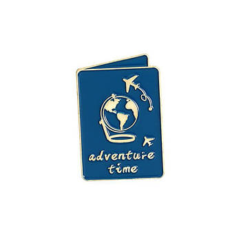 "Паспорт Час пригод Adventure time" значок (пін) металевий