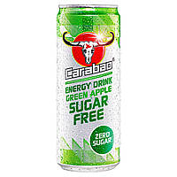 Carabao Energy Drink Sugar Free Green Apple 330 ml