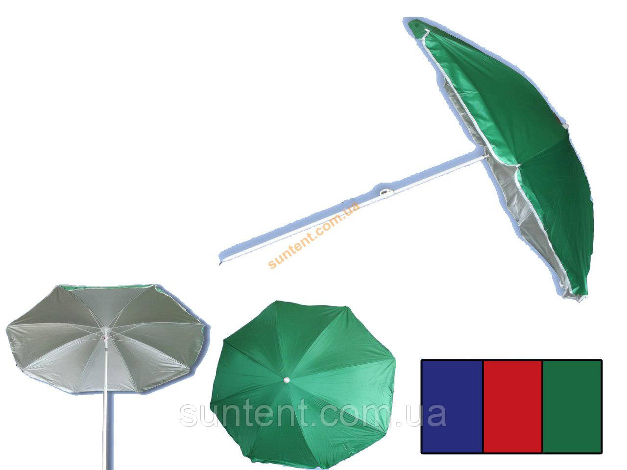 Пляжна парасолька, діаметр 1,8 м