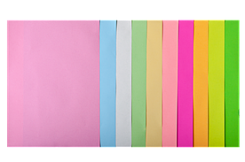 Набір кольорового паперу для друку 80г/м2, BUROMAX, PASTEL+NEON