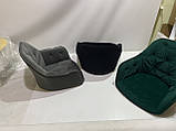 Крісло з підлокітниками перукаря Маріо MARIO 4 - CH - BASE чорний оксамит, фото 4