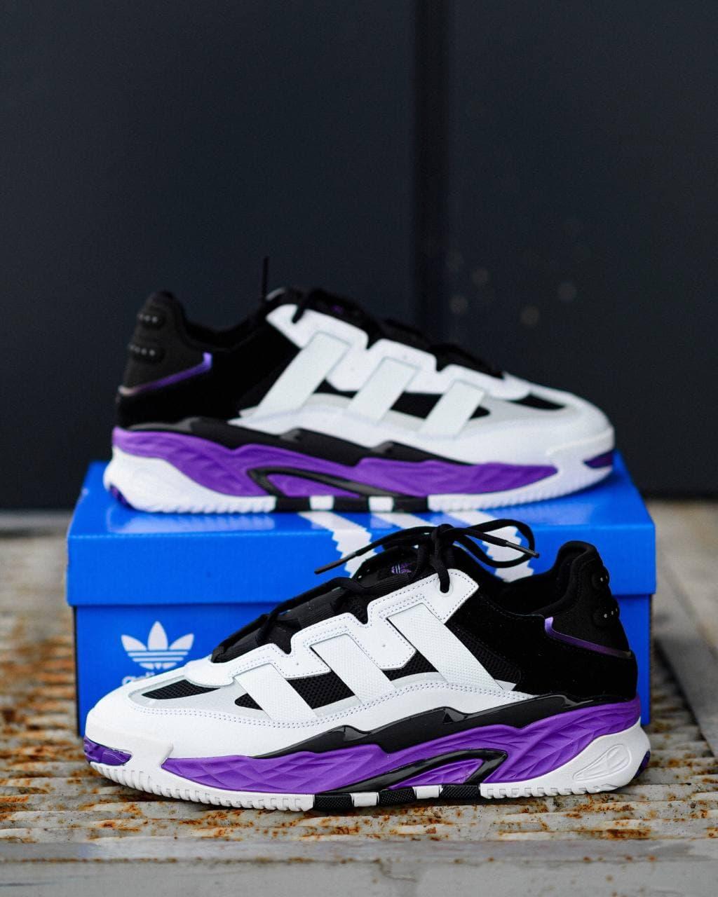 Кросівки чоловічі білі Adidas Niteball (05982), фото 1