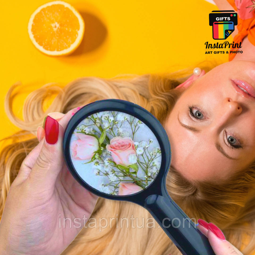 расческа с логотипом, фотографией