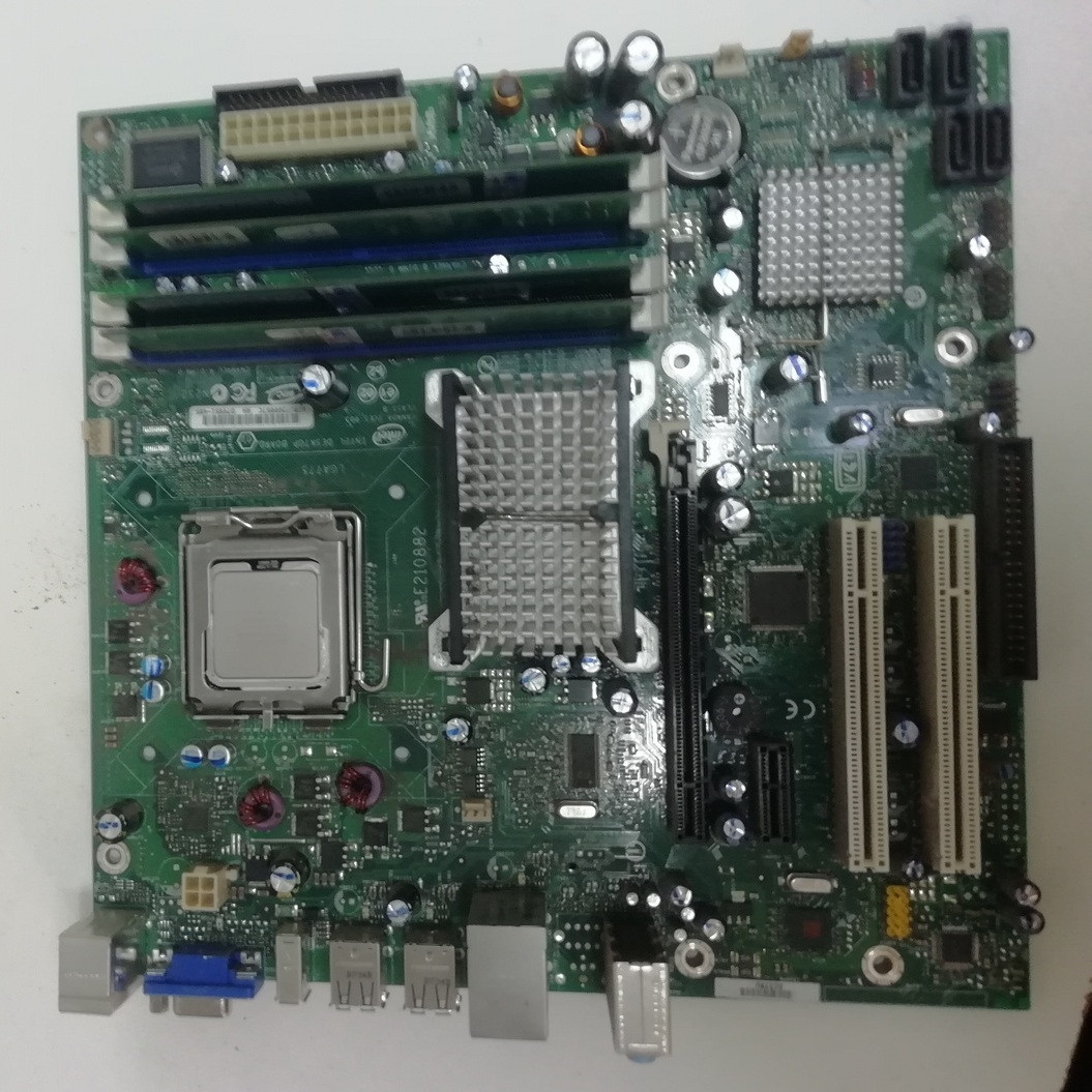 Материнская плата сокет LGA775 Intel DG33BU (чипсет G33) с видеокартой, процессором и памятью 2Гб - фото 4 - id-p1448829481