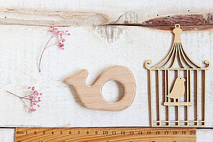 Гризунок дерев'яний "Кит"