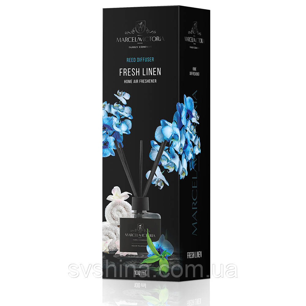 Аромодифузор MarcelaVictoria ReedDiffuser Fresh Linen (Свіжий Бавовна) 100ml
