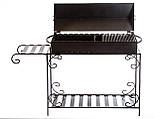 Мангал-барбекю на 15 шампурів Товщина жаровні 3 мм подарунок, фото 9