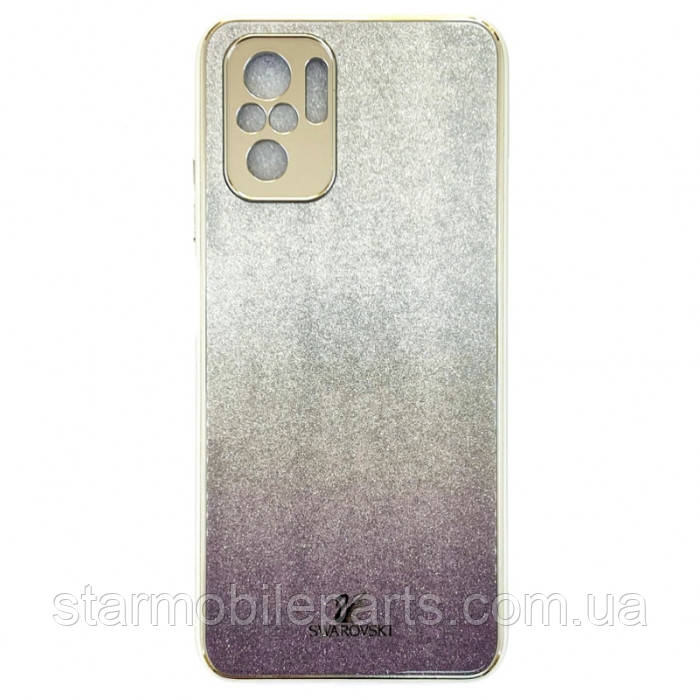 Чохол-накладка Swarovski Full Camera для Xiaomi Redmi Note 10s чорна, фото 1
