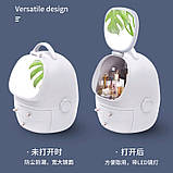 Органайзер для косметики 4 секції з LED дзеркалом W-25, фото 2