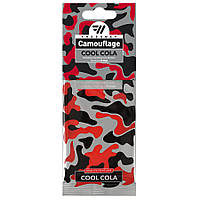 Ароматизатор сухий листочок FreshWay Camouflage Dry Cool Cola (Кока Кола)