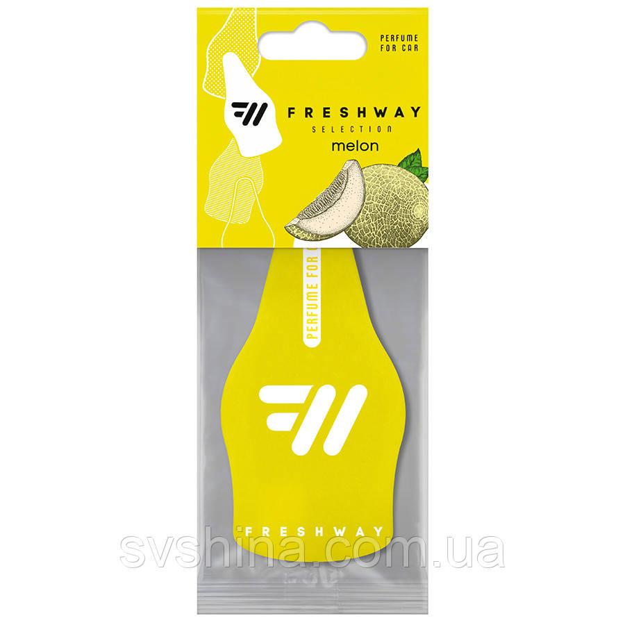 Ароматизатор сухий листочок FreshWay Selection Melon (Диня)