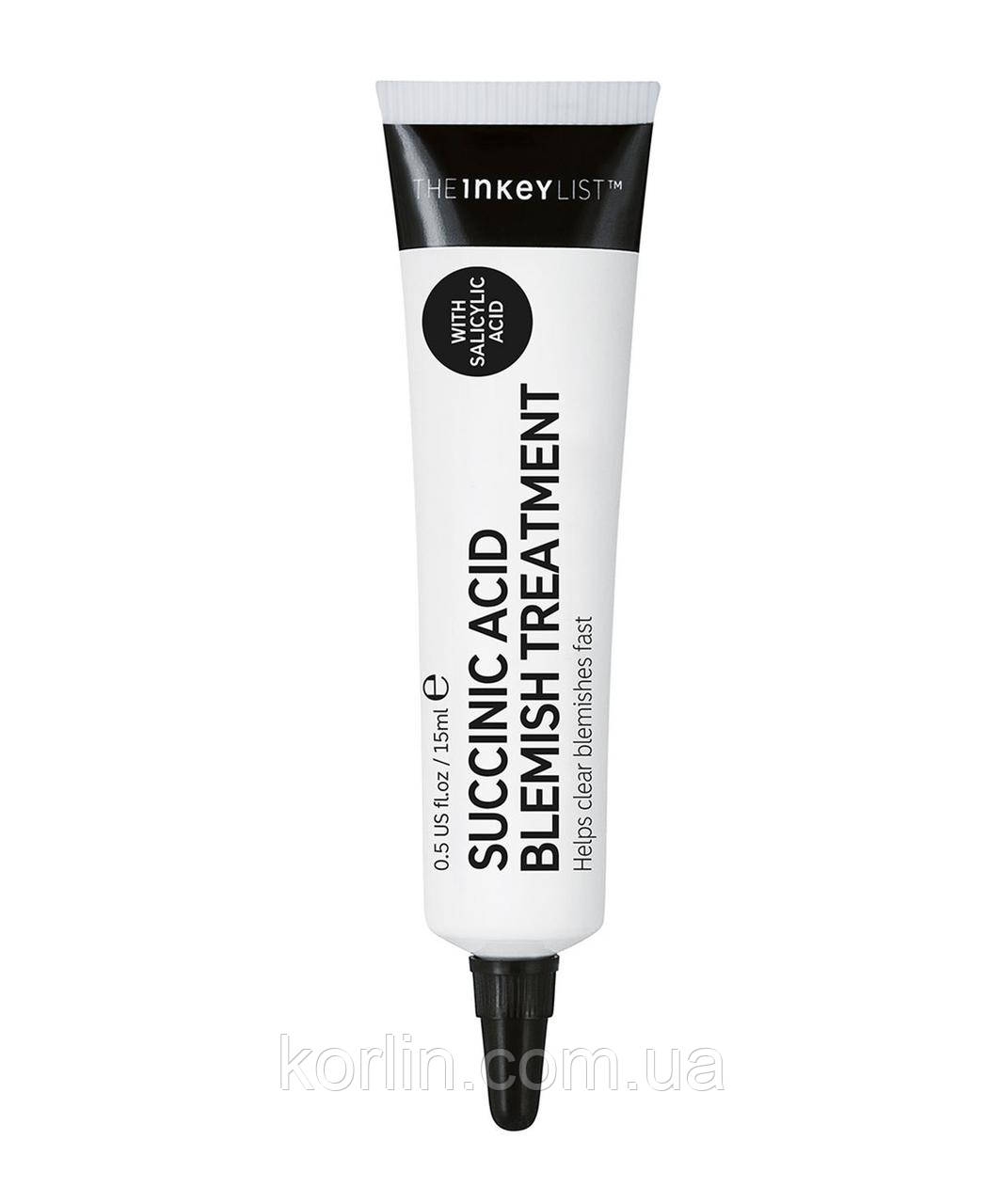 The Inkey List Succinic Acid Blemish Treatment Локальний засіб проти прищів із бурштиновою кислотою