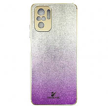 Чохол-накладка Swarovski Full Camera для Xiaomi Redmi Note 10 фіолетова