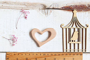 Гризунок дерев'яний "Сердечко"