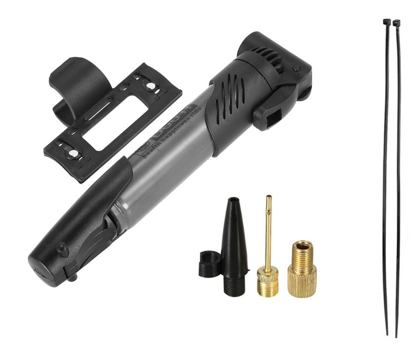 Ручний велосипедний насос із кріпленням DUUTI PP-05 Grey, фото 1